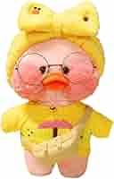 可愛い黄色いアヒルのぬいぐるみ——もなか Amazon.co.jp: 6インチ 小さな黄色いひよこ 8インチ 小さな